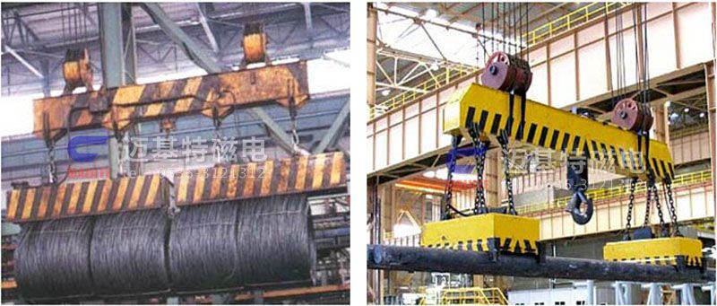 MW12系列、MW15系列吊運(yùn)捆扎螺紋鋼、圓鋼用起重電磁鐵